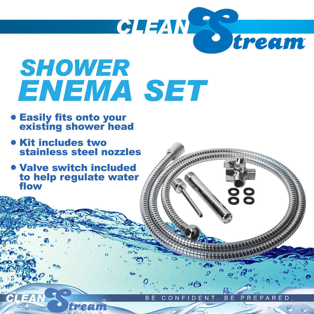 CleanStream Shower Enema Set