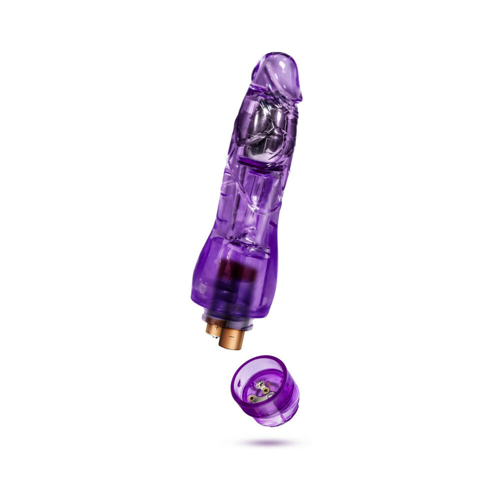 Naturally Yours Fantasy Vibe Realistic 8.5 inches Vibrating Dildo Purple