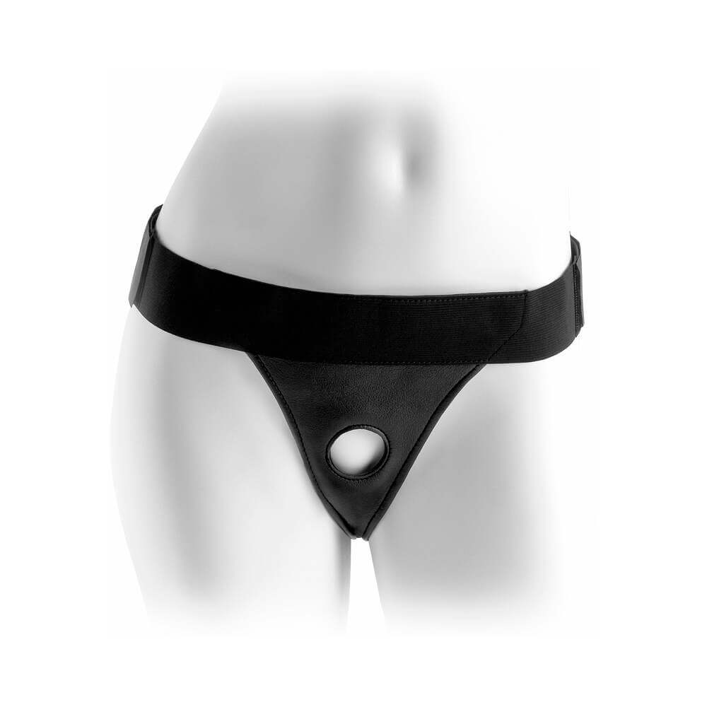 Fetish Fantasy Series Velcro Crotchless Harness Black