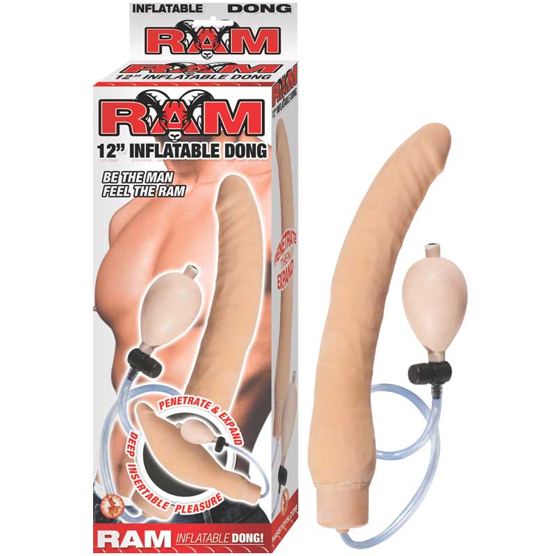 Ram 12 inches Inflatable Dong (White)