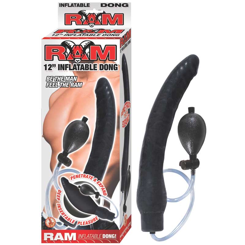 Ram 12 inches Inflatable Dong (Black)