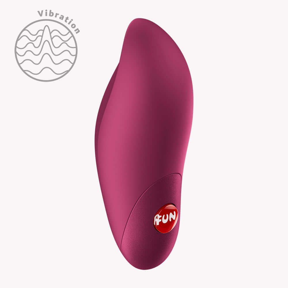 Fun Factory Charme Rechargeable Bullet Vibrator Wine Red in a sleek ergonomic design for versatile stimulation.