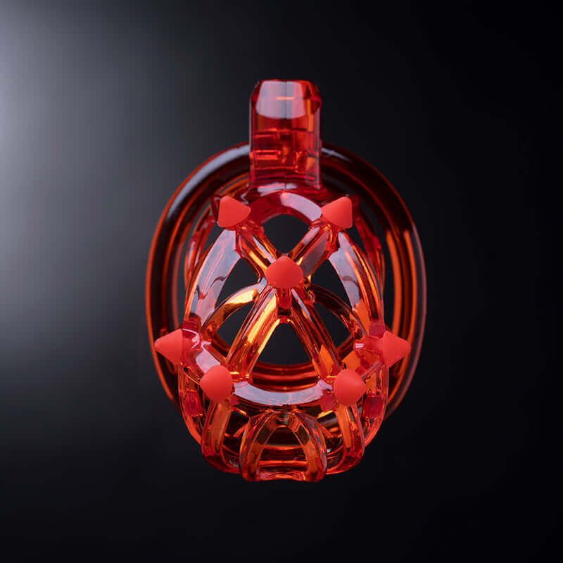 UPKO UPKO Caged Beast Male Chastity Device Kit Orange at $68.99