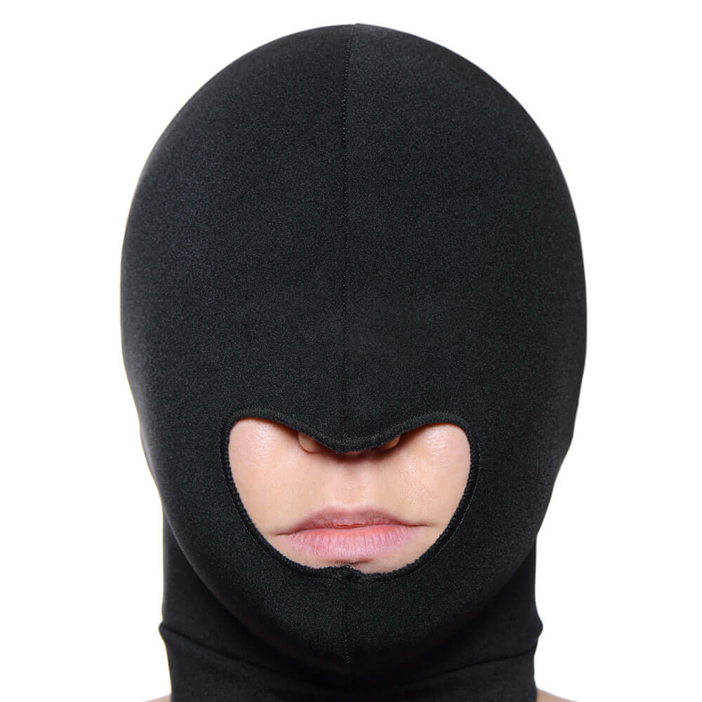 Master Series Facade Spandex Hood with Mouth Hole Black