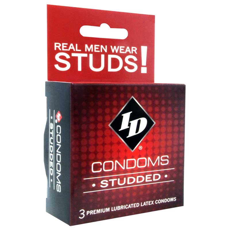 ID Studded Condom 3 Pack