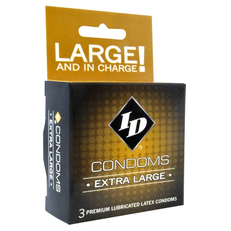 ID Extra Large Condom 3 Pack