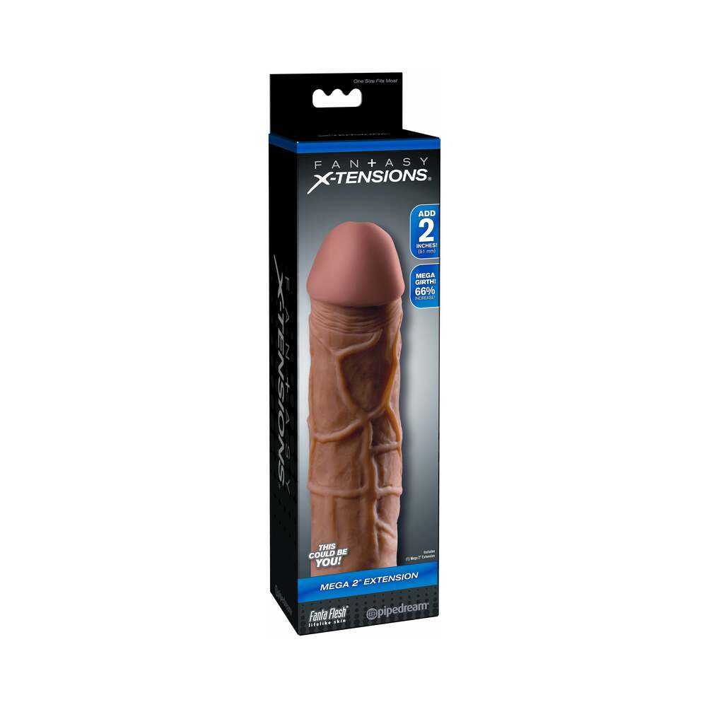 Fantasy X-tensions Mega 2 inches Extension Brown