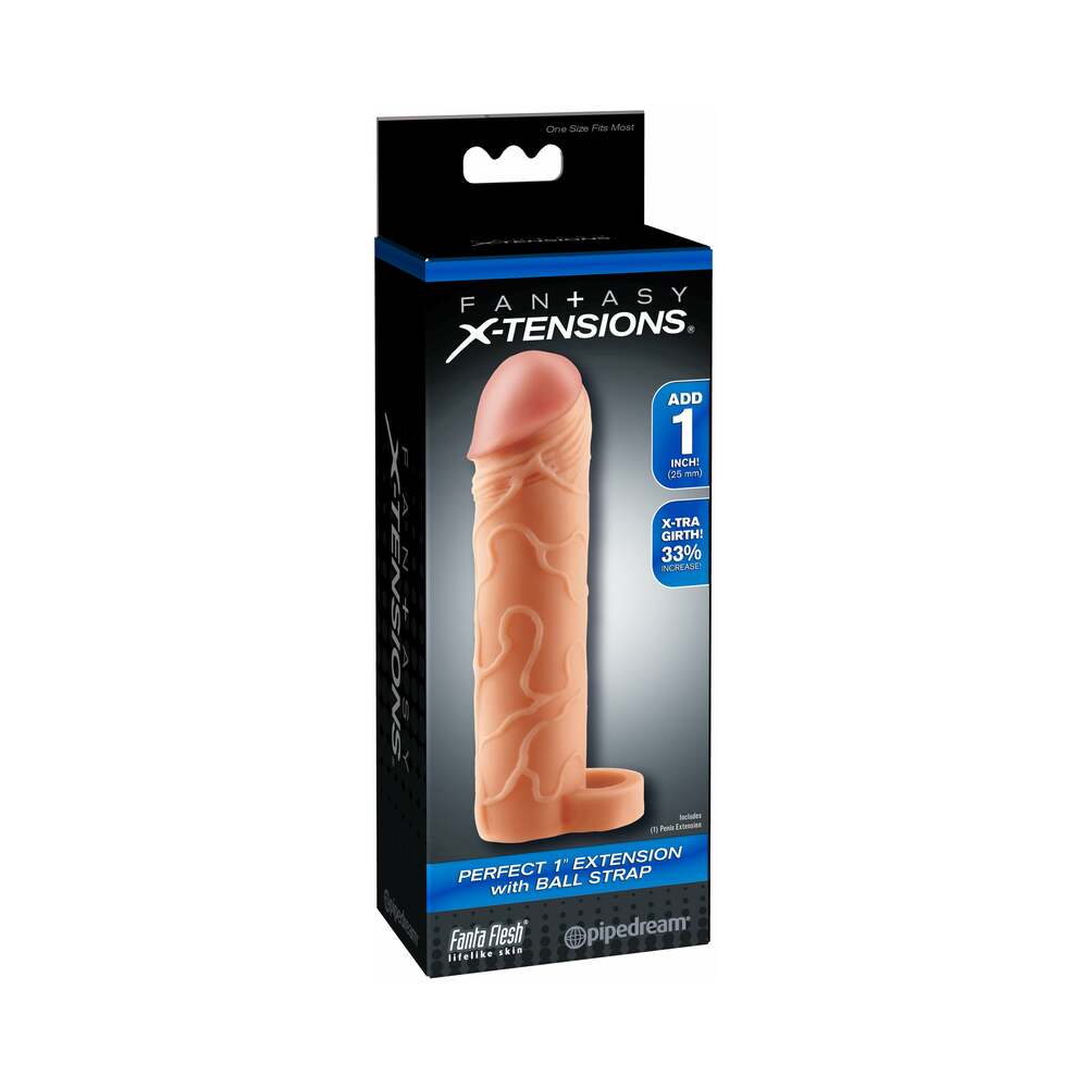 Fantasy X-tensions Perfect 1 inches Extension With Ball Strap Beige