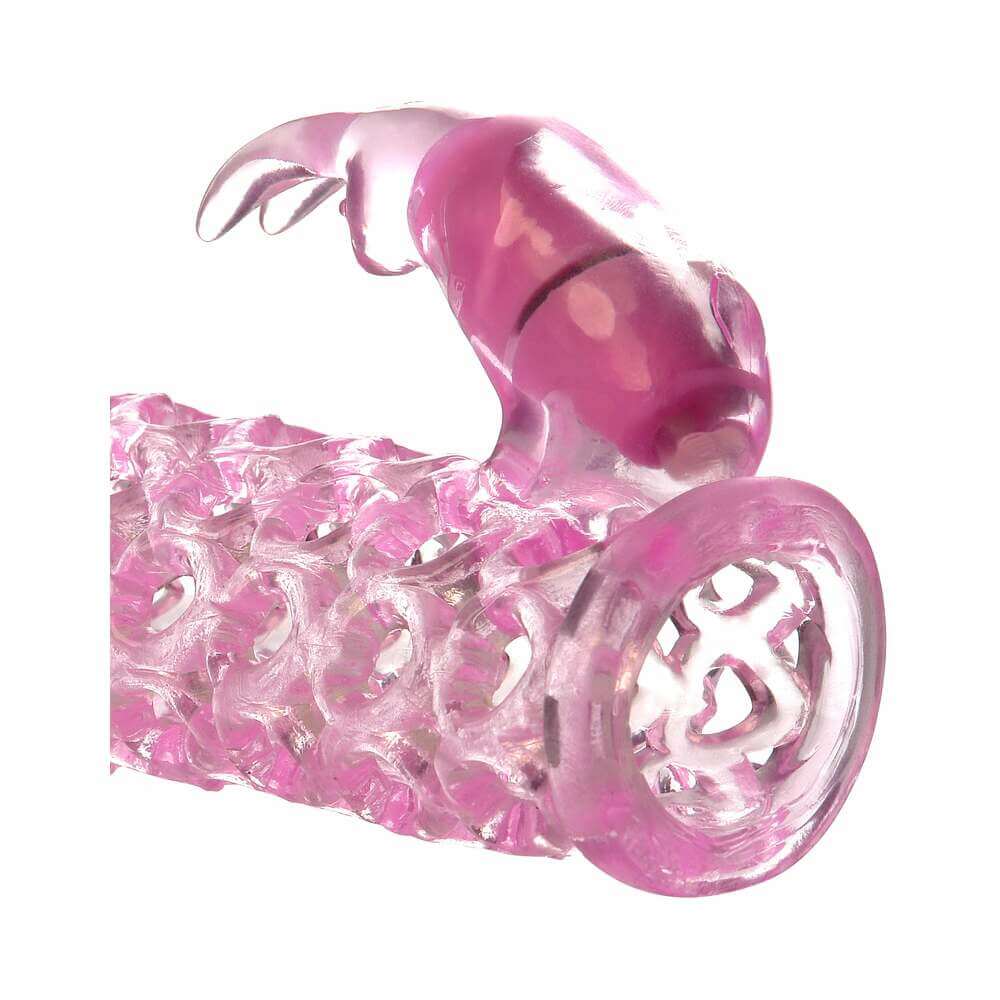 Fantasy X-tensions Vibrating Couples Cage 1 inches Extension Pink