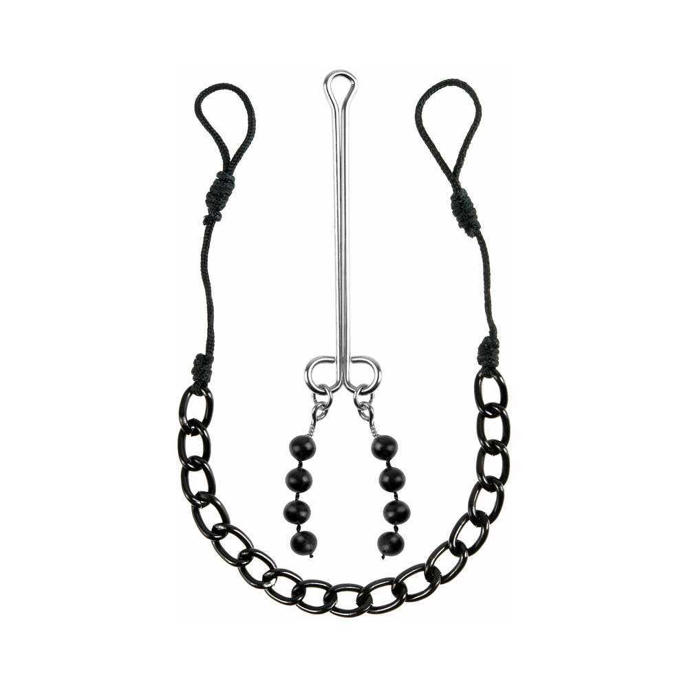 Fetish Fantasy Series Limited Edition Adjustable Nipple & Clit Jewelry Black