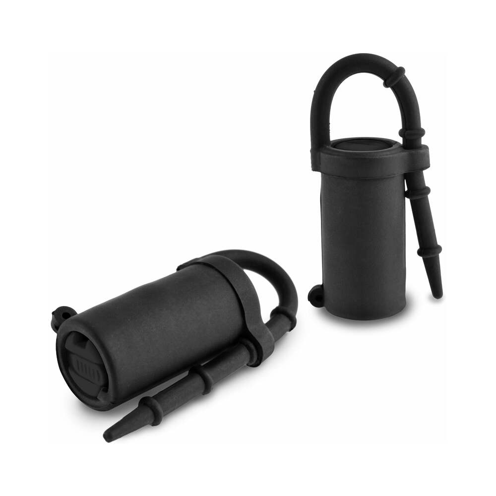 Fetish Fantasy Series Limited Edition Vibrating Silicone Nipple Teazers Black