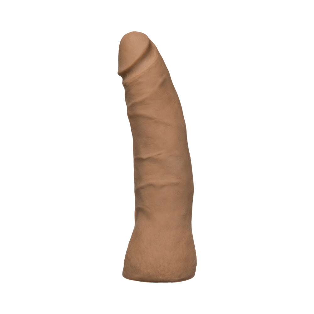 Vac-U-Lock 7-Inch Thin Dong ULTRASKYN Black realistic lifelike attachment with slim shaft and tapered head.
