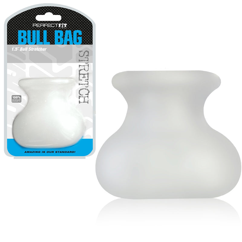 Perfect Fit Bull Bag XL 1.5 inches Ball Stretcher - Clear