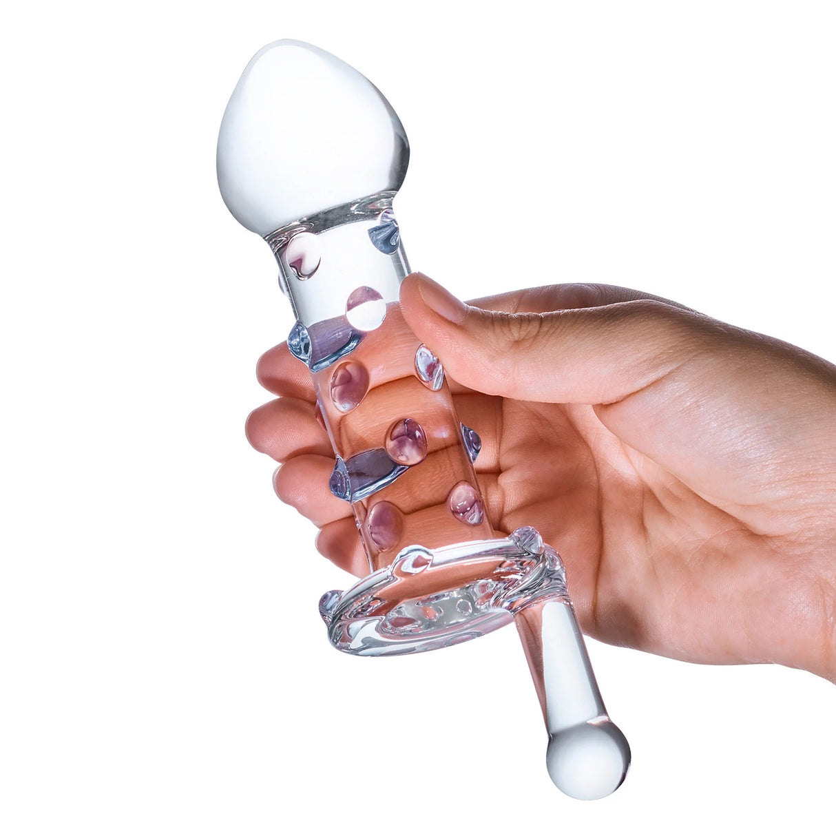 Glas 6.5 inches Candy Land Juicer Rotating Dildo