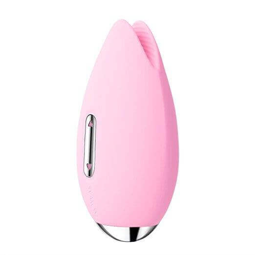 SVAKOM SVAKOM Candy 3-function Rechargeable Silicone Massager with Moving Lips Pale Pink at $49.99
