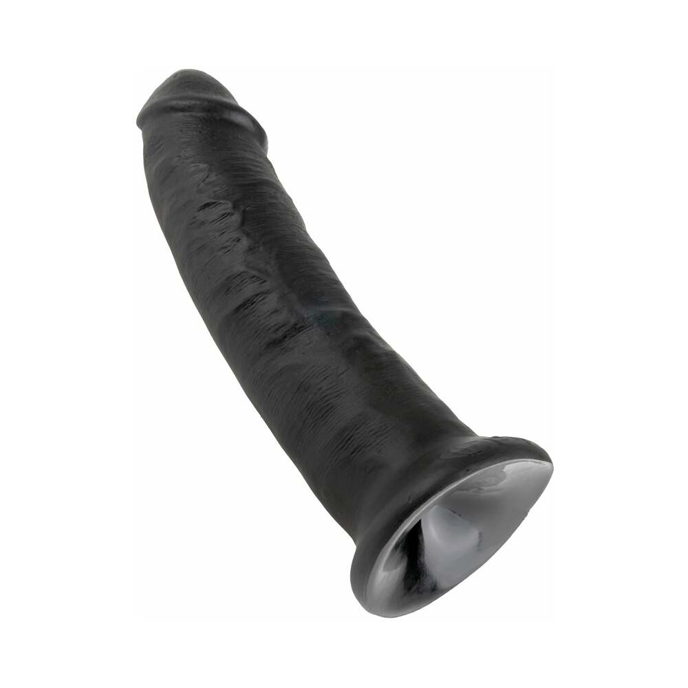 King Cock 9 inches Cock Realistic Dildo With Suction Cup Black