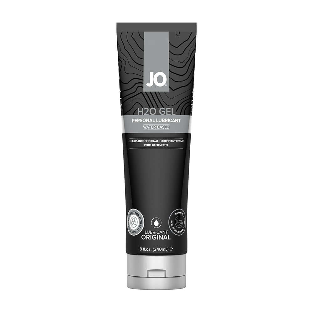 JO H2O Gel Water-Based Personal Lubricant 8 Oz tube for enhanced intimate pleasure
