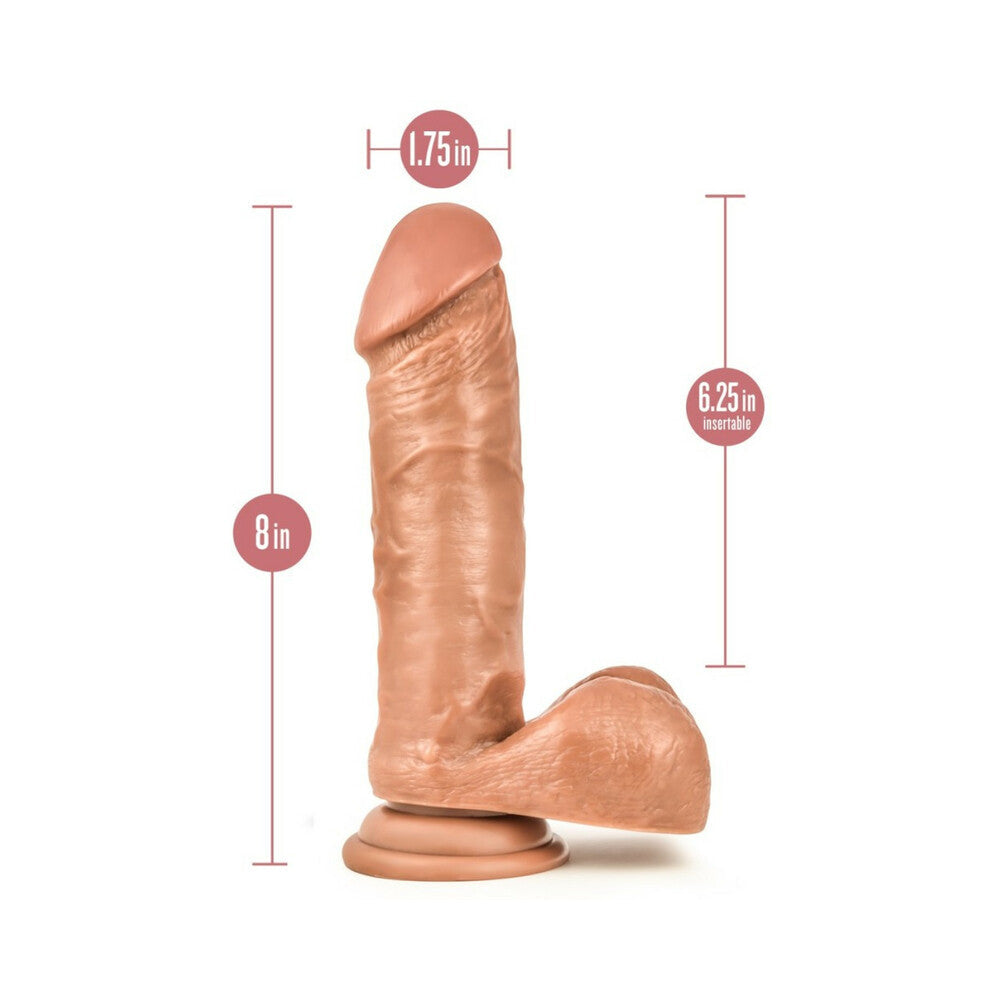 Loverboy The Matador Realistic 8 inches Dildo with Balls Tan