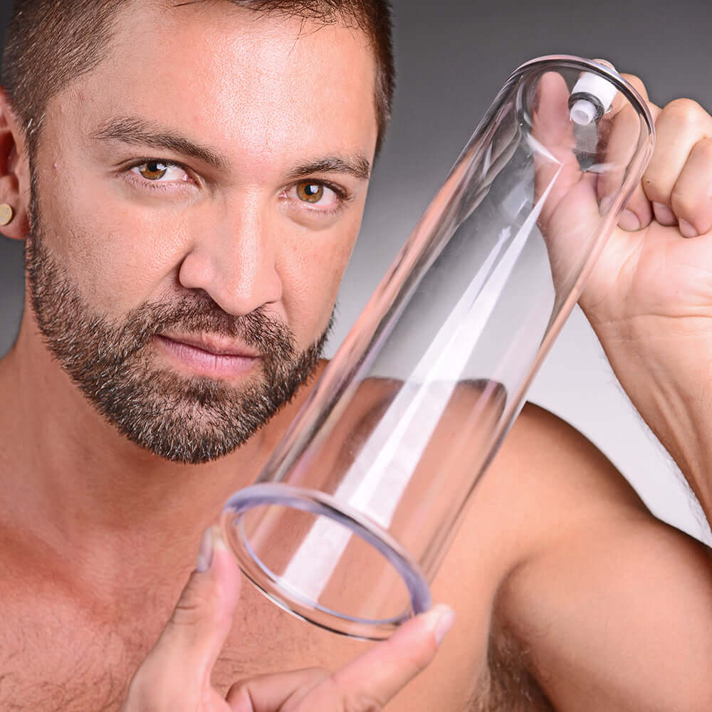 Size Matters Cock and Ball Cylinder 2.75 in. x 11 in. Clear