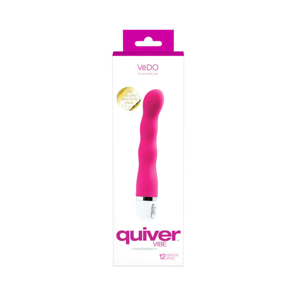 VeDO Quiver Mini Vibe Hot In Bed Pink