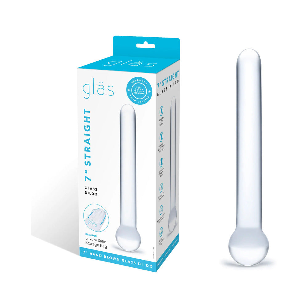 Glas 7 inches Straight Glass Dildo