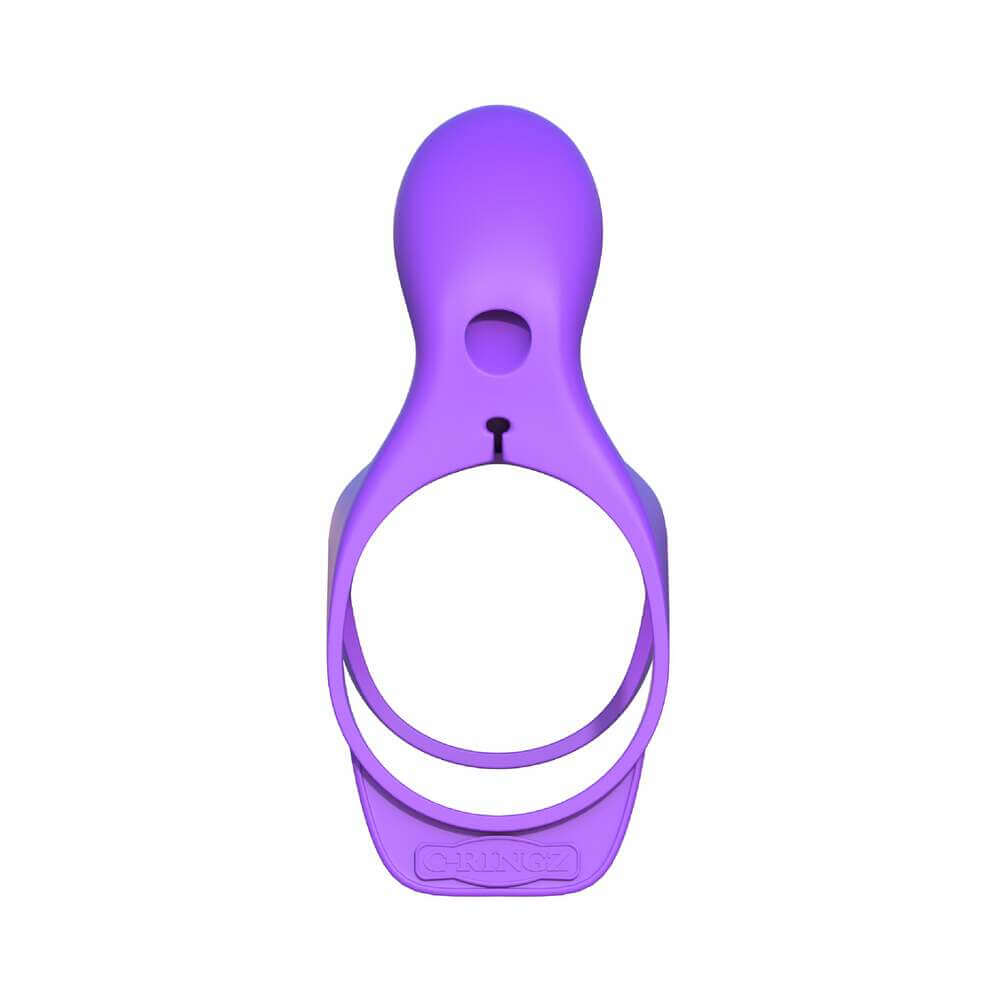 Fantasy C-Ringz Ultimate Couples Cage Vibrating Cock Sheath Purple