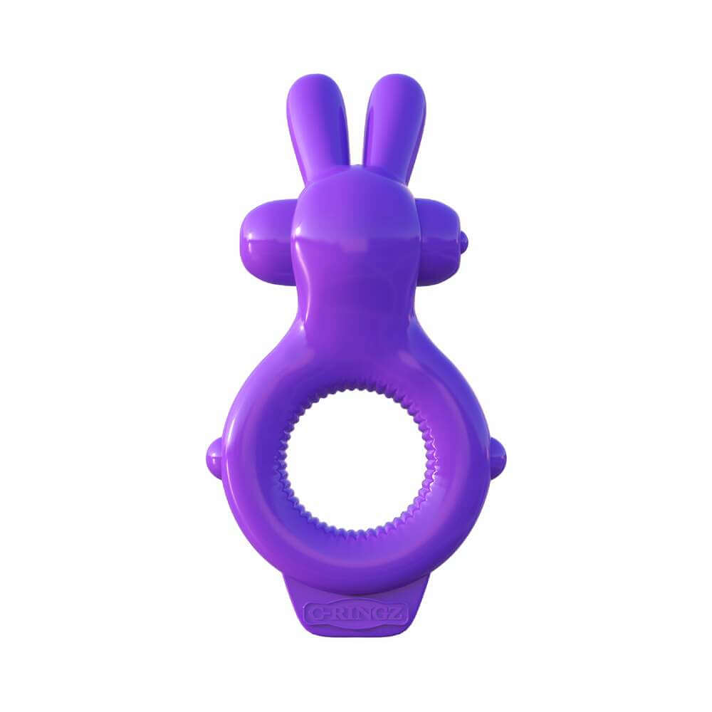 Fantasy C-Ringz Vibrating Ultimate Rabbit Ring With Ears Purple