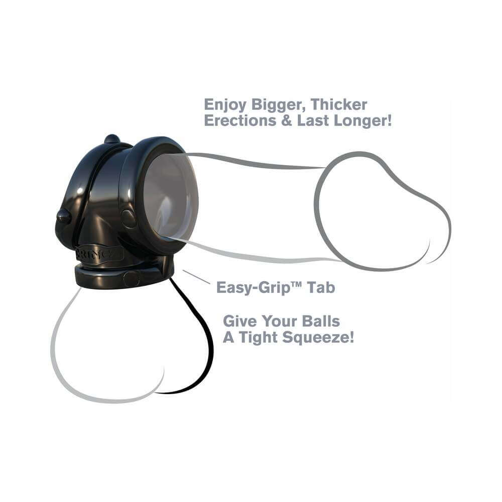 Fantasy C-Ringz Rock Hard Cock Pipe Sling Black