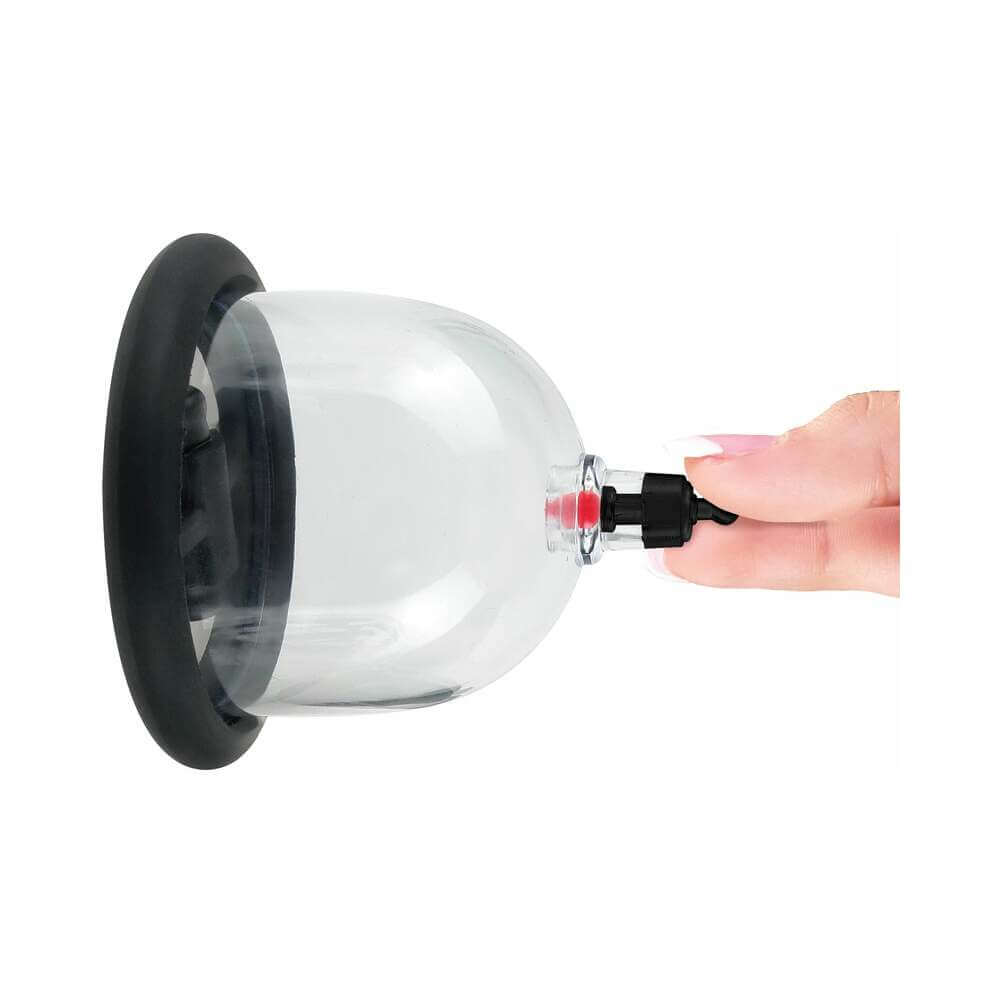 Fetish Fantasy Series Beginner's 6-Piece Cupping Set Clear/Black