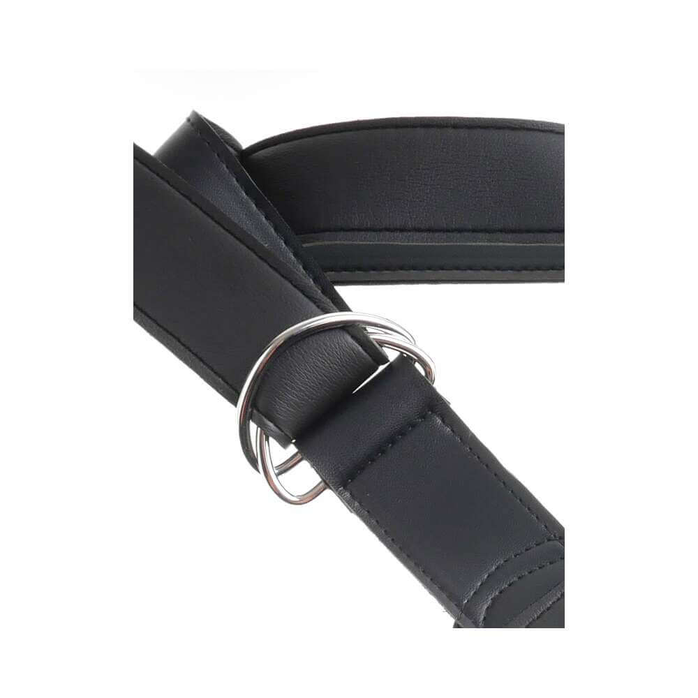 King Cock Strap-On Harness With 8 inches Cock Brown