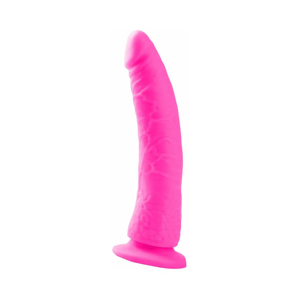 Neon Slim 7 Realistic 7 inches Dildo With Suction Cup Pink