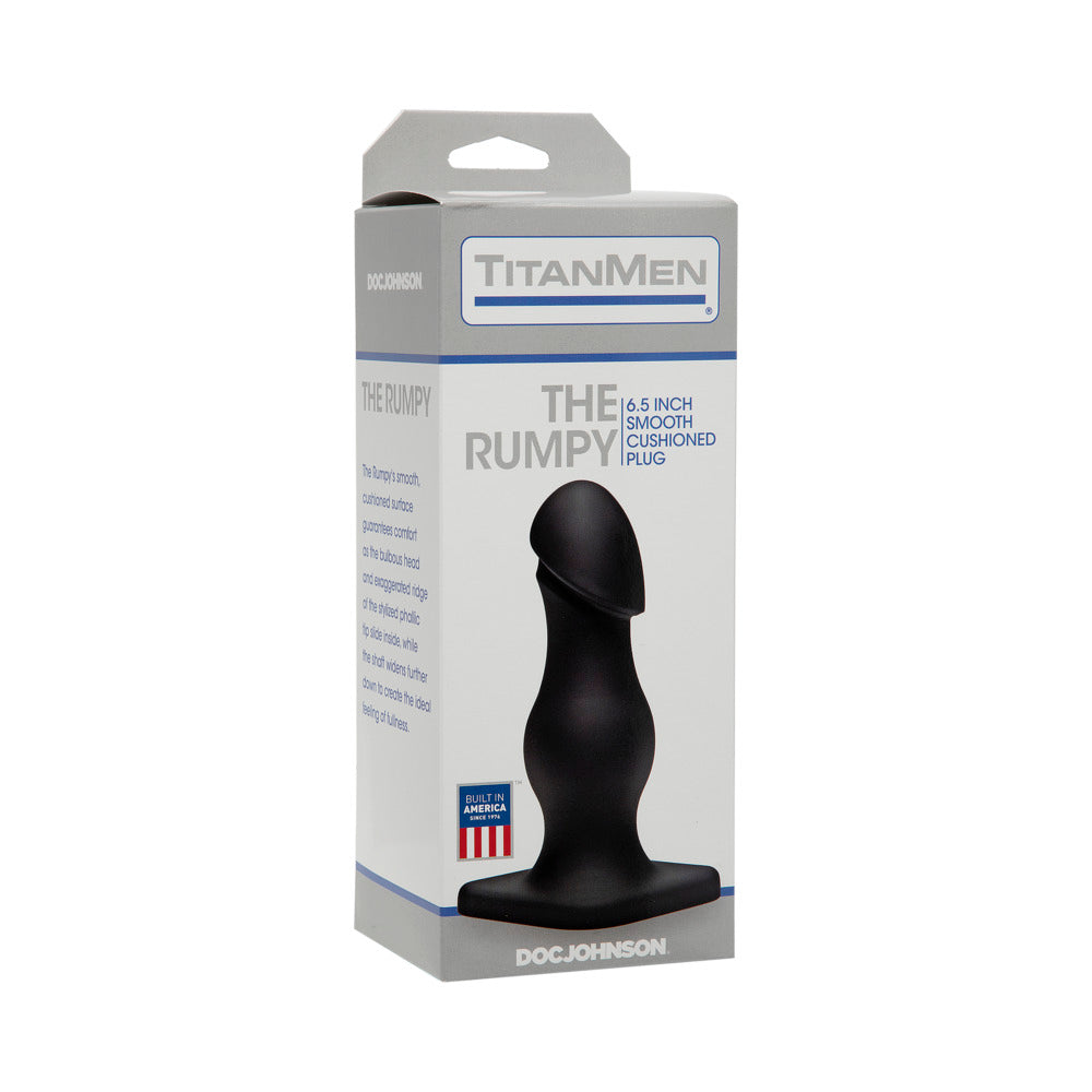 Titanmen- The Rumpy Black Butt Plug