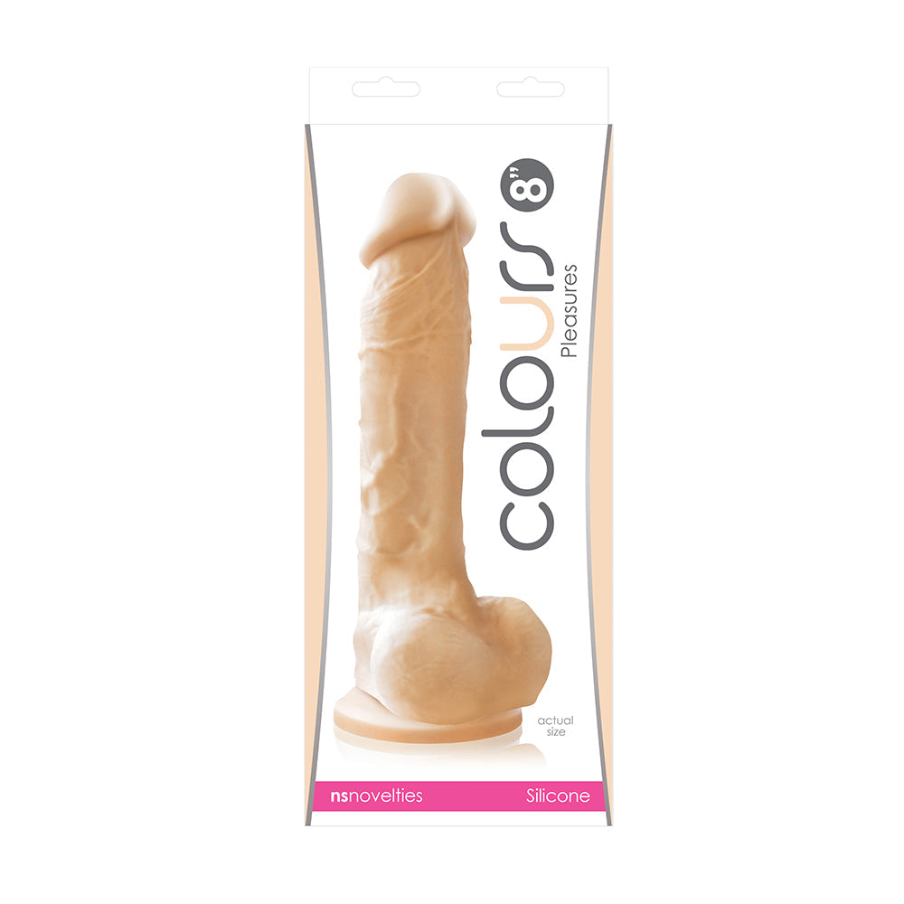 Colours Pleasures 8 inches Dildo Beige