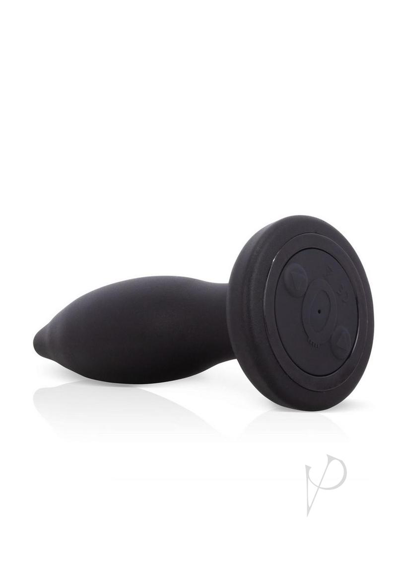 My Secret Vibrating Plug with Remote Control Black - sleek remote-controlled vibrating plug for discreet pleasure.
