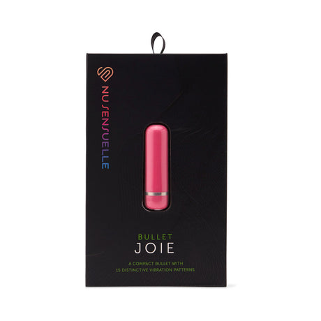 Nu Sensuelle Joie Bullet Pink packaging showcasing its compact design and unique features for pleasurable experiences.