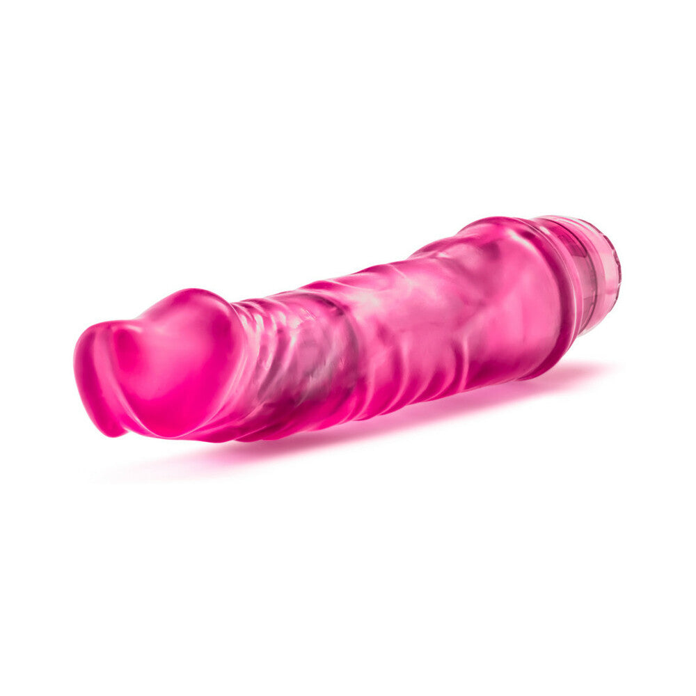 B Yours Vibe 6 Realistic 9.25 inches Vibrating Dildo Pink