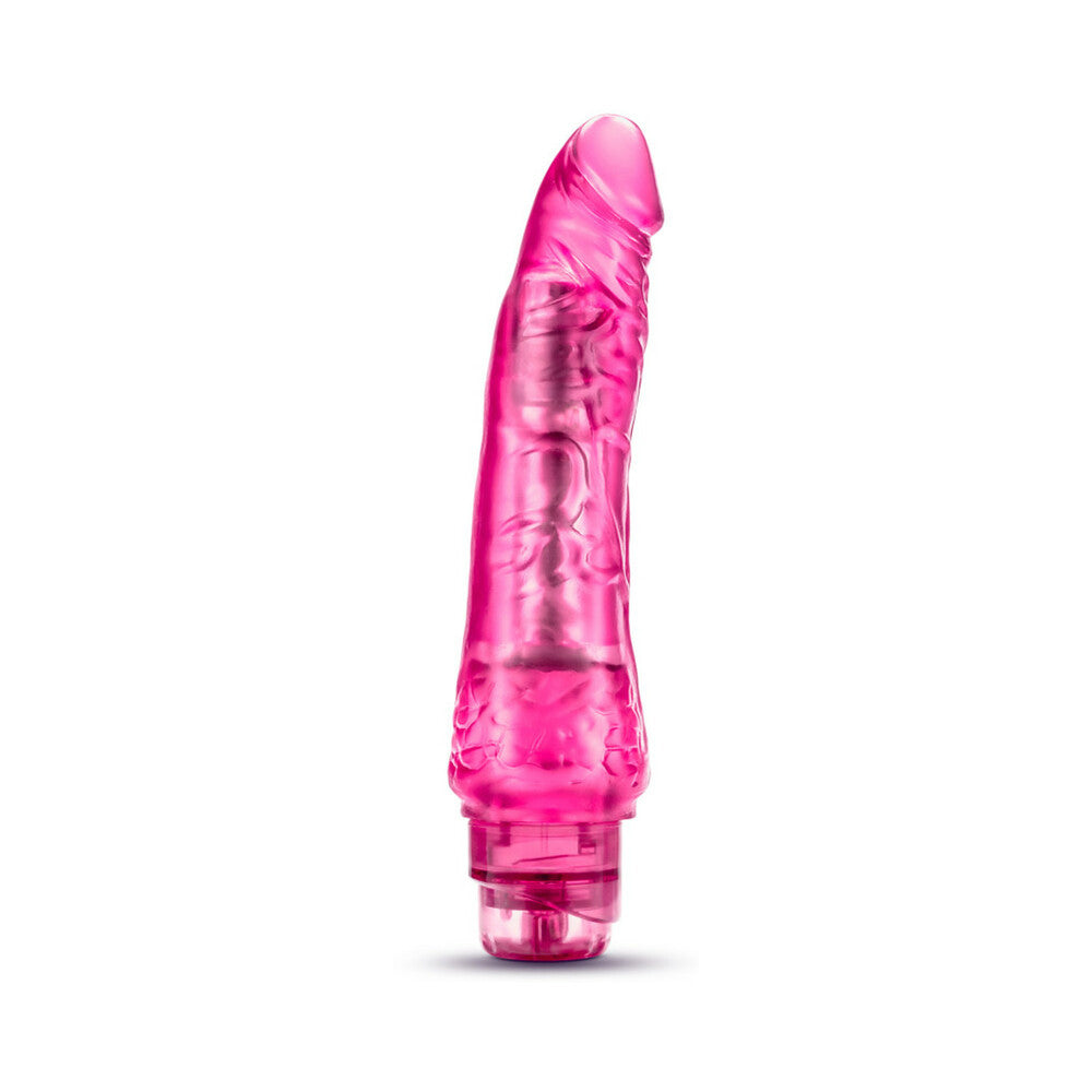 B Yours Vibe 7 Realistic 8.75 inches Vibrating Dildo Pink