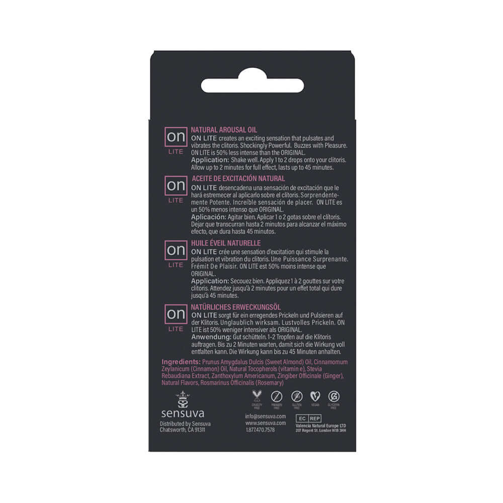 Sensuva ON Lite Arousal Oil 5 ml