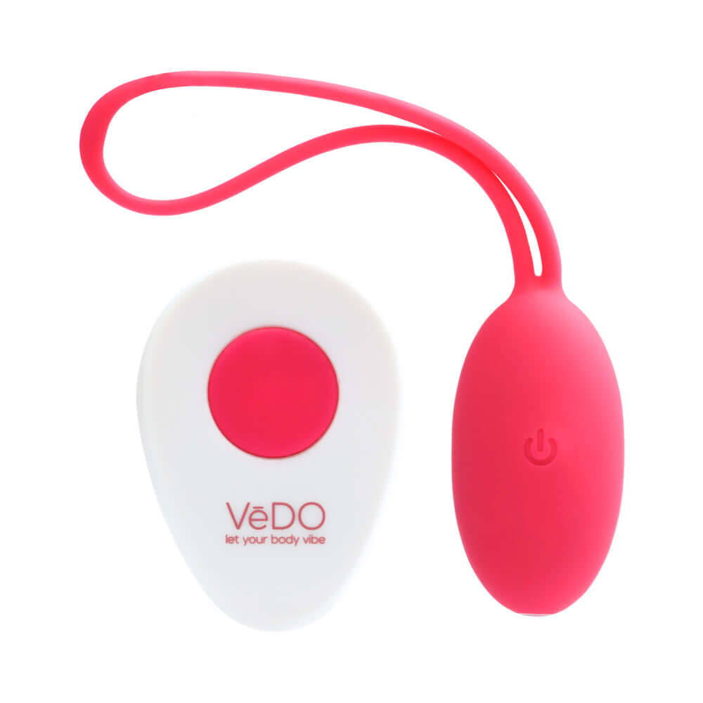 VeDO Peach Rechargeable Egg Vibe - Foxy Pink