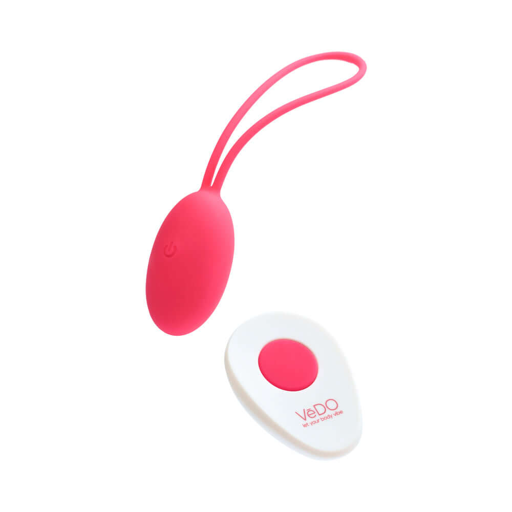 VeDO Peach Rechargeable Egg Vibe - Foxy Pink