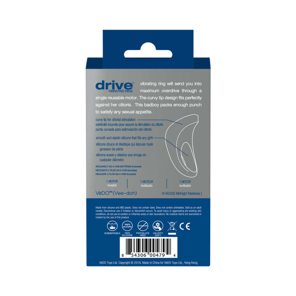 VeDO Drive Vibrating Ring - Midnight Madness