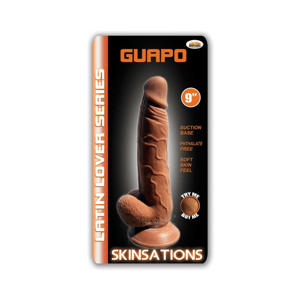 Skinsations Latin Lover Series Guapo 9 Inch Dildo