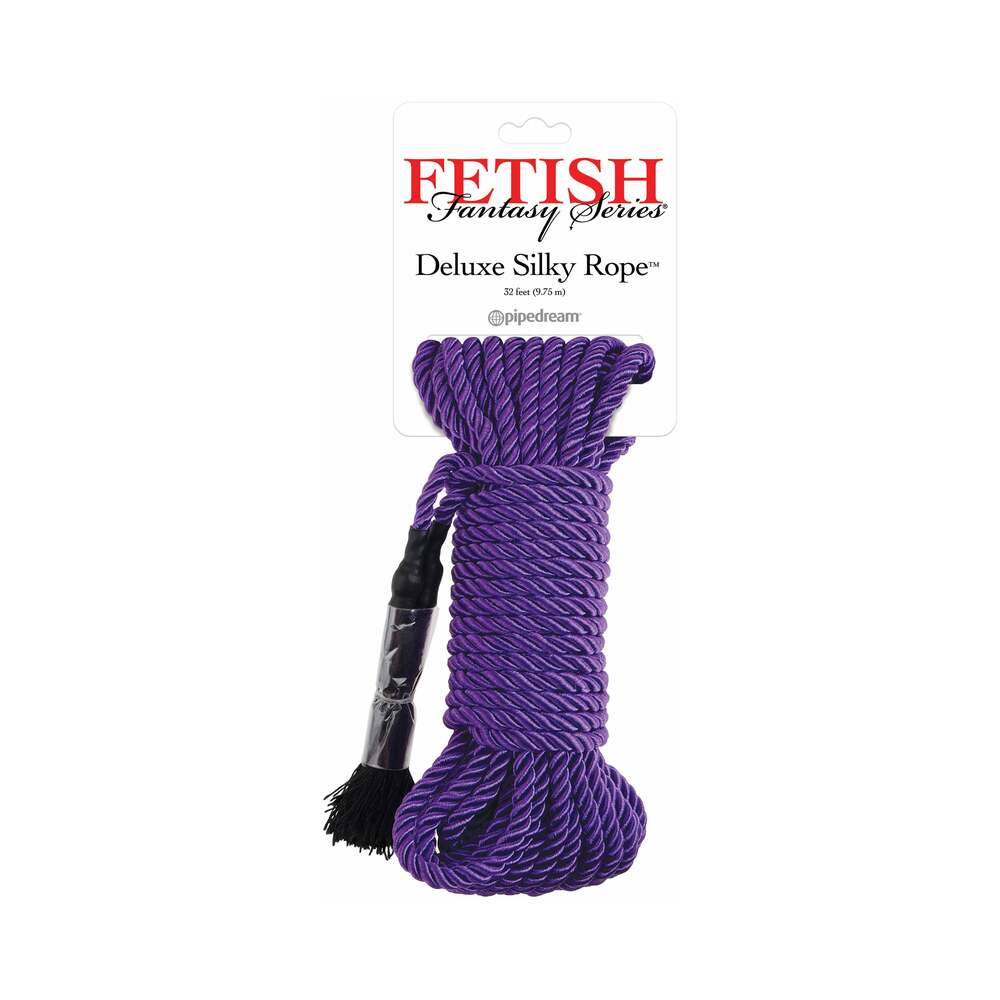 Fetish Fantasy Series Deluxe Silk Rope 9.75 m / 32 ' Purple