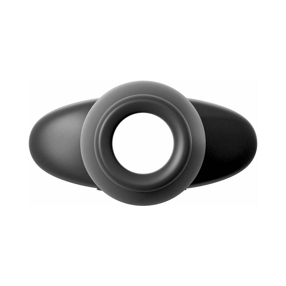 Anal Fantasy Collection Silicone Open Wide Tunnel Plug Black