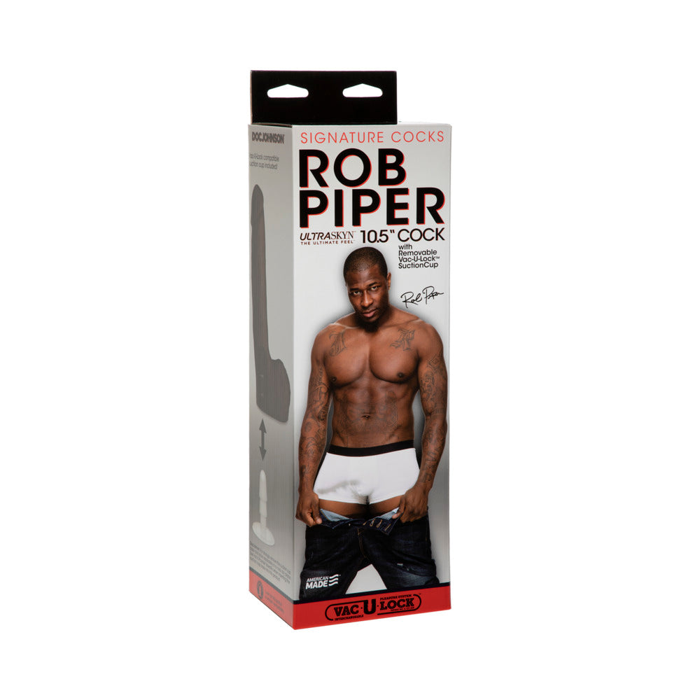 Signature Cocks Ultraskyn Rob Piper Dildo 10.5 inches - Chocolate