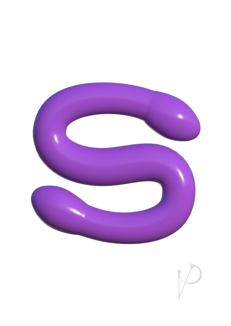 Classix Double Whammy Double Dildo 17.25 inch Purple smooth surface double-ended toy
