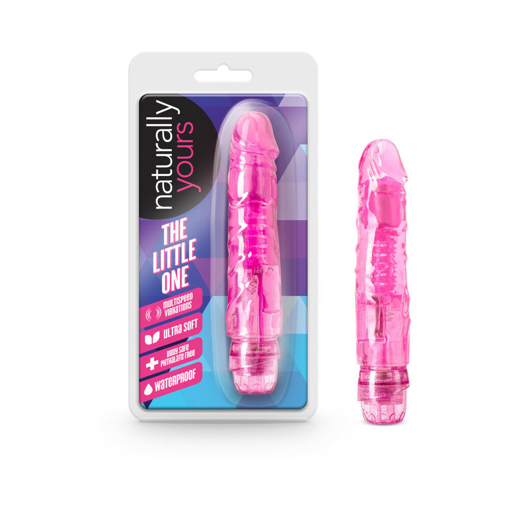 Naturally Yours The Little One Realistic 6.7 inches Vibrating Dildo Pink