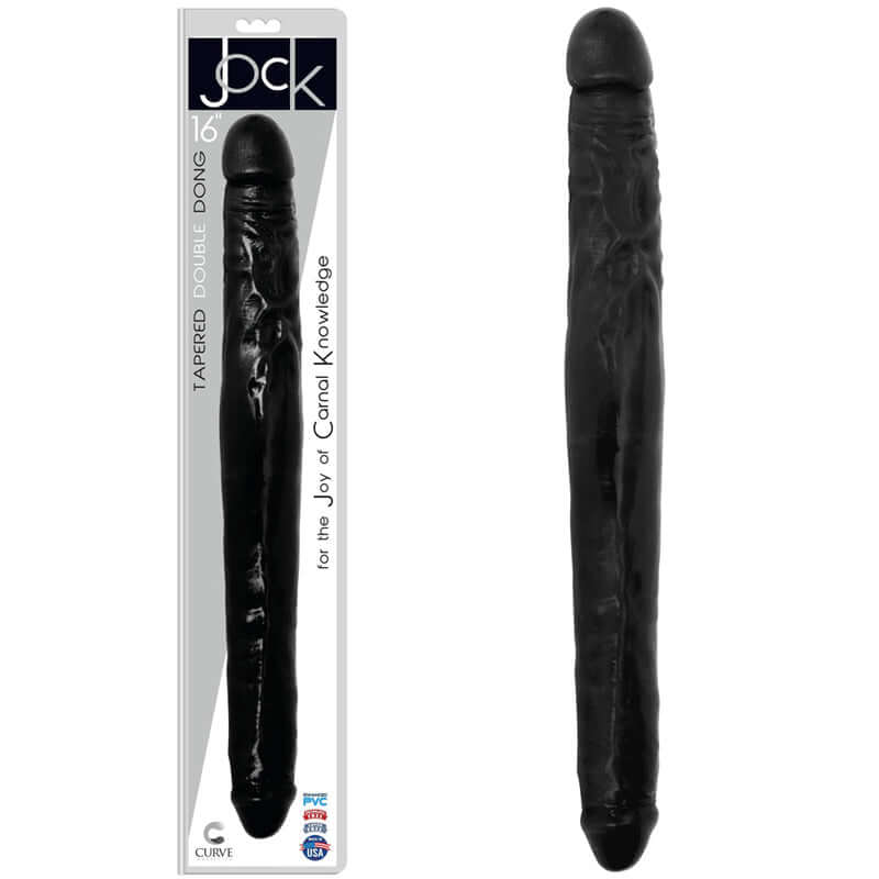 Jock Tapered Double Dong 16 inches (Midnight)