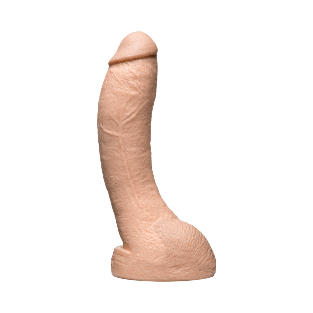 Vac-U-Lock Dildo Realistic Stryker White