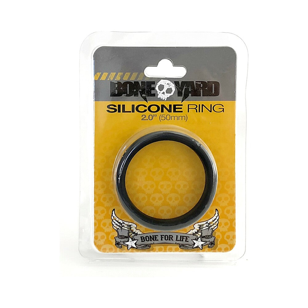 Boneyard Silicone Ring 50mm Black